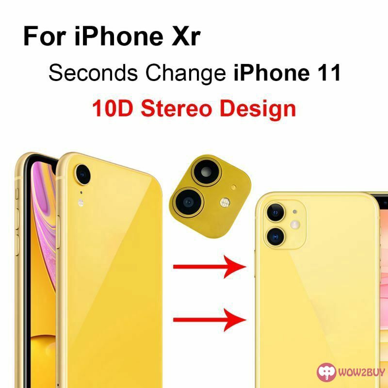 Miếng dán giả camera trang trí iPhone XR thành iPhone 11
