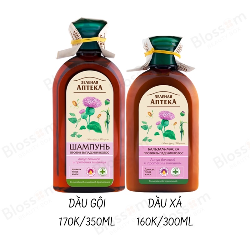 Dầu gội chống rụng tóc, giảm gàu ngứa APTEKA