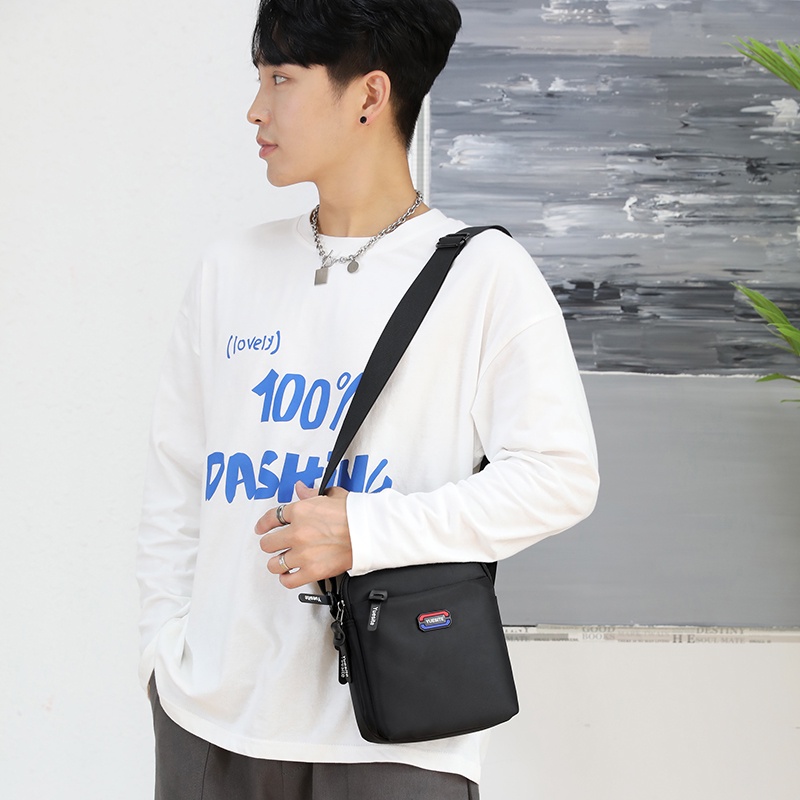 Túi Xách Đeo Vai Vải Oxford Siêu Nhẹ Chống Thấm Nước Phong Cách Mới Cho Nam