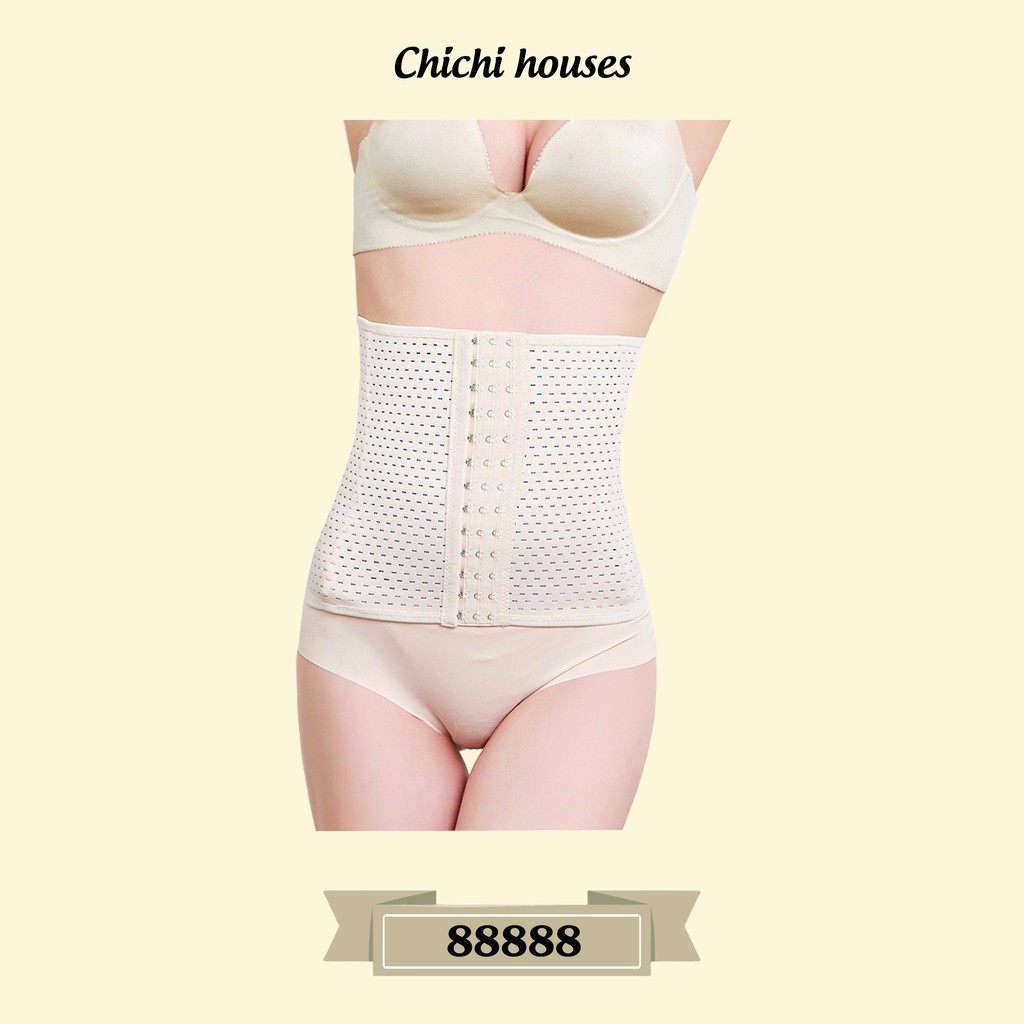 Đai Nịt Bụng Định Hình 💞 FREESHIP💞 [NITBUNG Nịt Bụng Giảm Eo MỚI CAO 25cm N88888