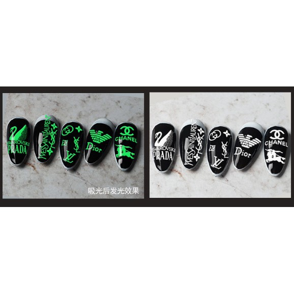 Sticker Dạ Quang 80*105mm YCB