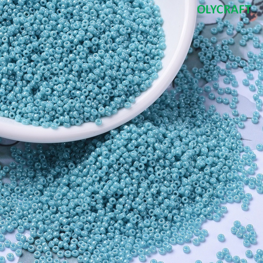 Set 11000 hạt xâu chuỗi Olycraft 10g 2x1.3mm 11/0 lỗ 0.8mm dùng làm trang sức