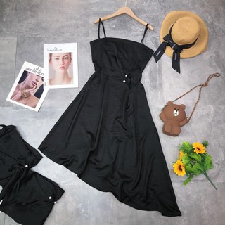 Váy 2 dây lụa