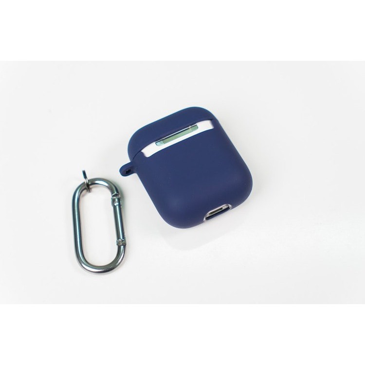 Hộp đựng Case for AirPods 1/2 Nhựa dẻo Liquid Silicone Case Meetu Xanh navy