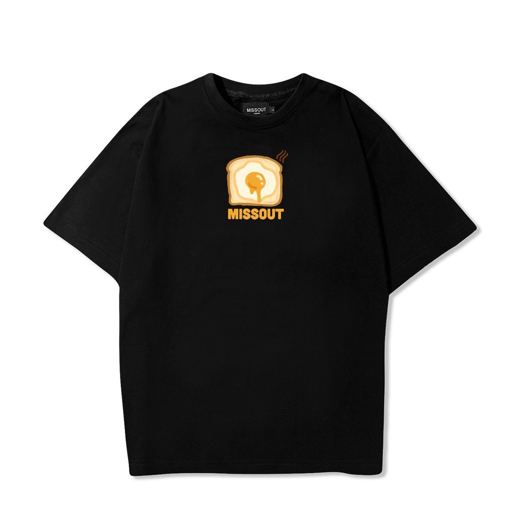 Qri9 /Áo thun MISSOUT EGG trứng ốp la , tee local brand missout egg tay lỡ form rộng, phông miss out nam nữ SATO SHOP!