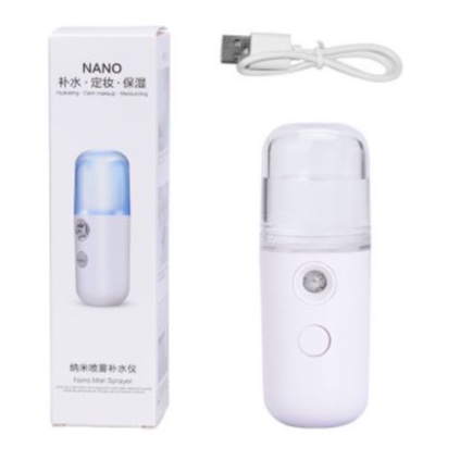 Máy Phun Sương NaNo Xông Hơi Mặt  Mini Cầm Tay Hỗ Trợ Dưỡng Da Cấp Nước Tối Đa