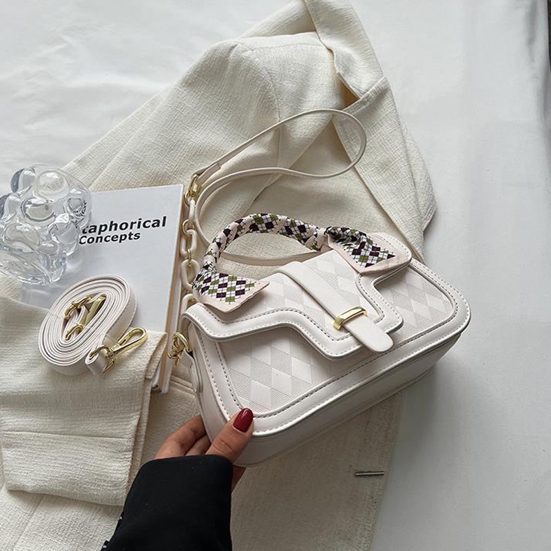 Túi Đeo Chéo Hình Vuông Nhỏ Thiết Kế niche Cổ Điển Chất Lượng Cao Cho Nữ