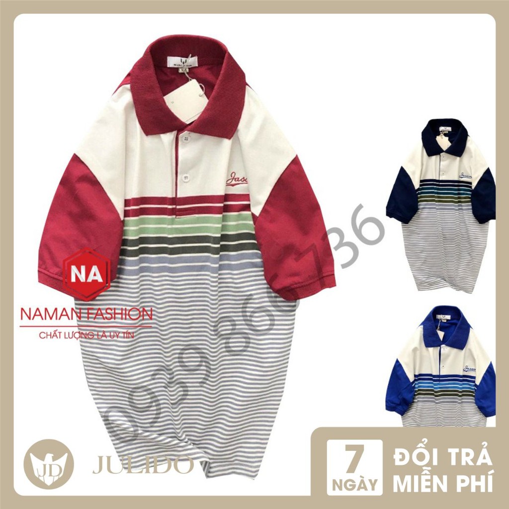 Áo Polo Nam Trung Niên Dành Tặng Ba ,thun phối cao cấp from chuẩn, thiết kế phong cách sang trọng | BigBuy360 - bigbuy360.vn