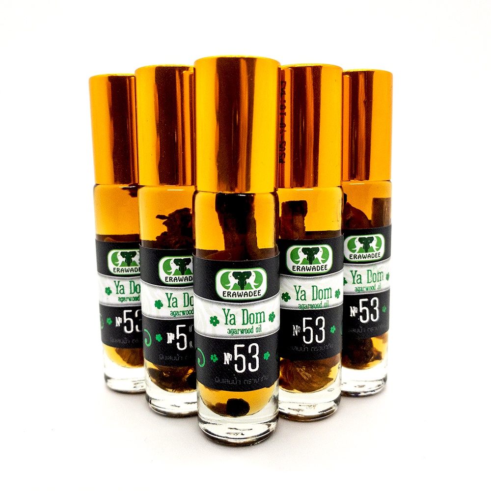 Dầu Gió Thảo Dược Trầm Hương Thái Lan Erawadee Agarwood Oil 8ml - Hàng Nhập Khẩu Cao Cấp