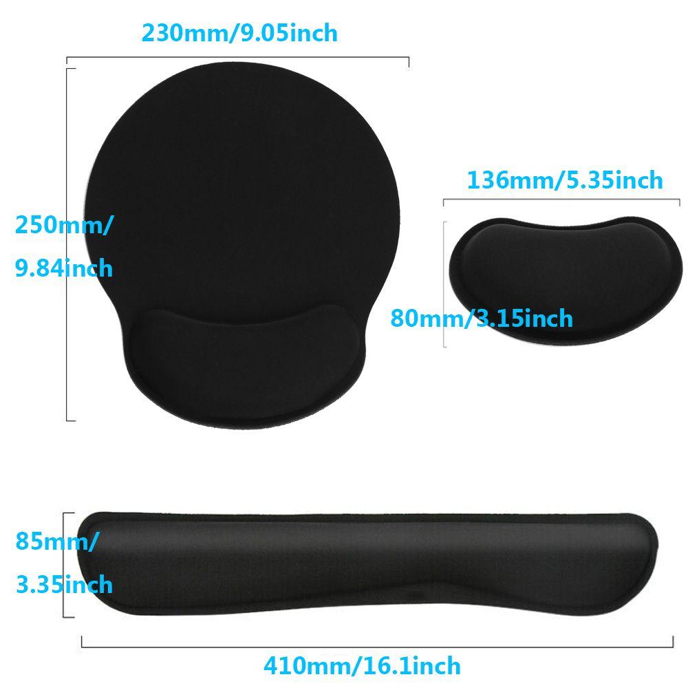 Miếng Lót Chuột Có Đệm Hỗ Trợ Cổ Tay Cho PC Laptop