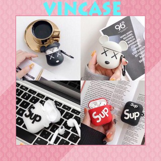 Vỏ bảo vệ đựng tai nghe airpod hình thú ( 4 mẫu )ốp bluetooth airpods 1,2 i12 i12 tws - Vin Case