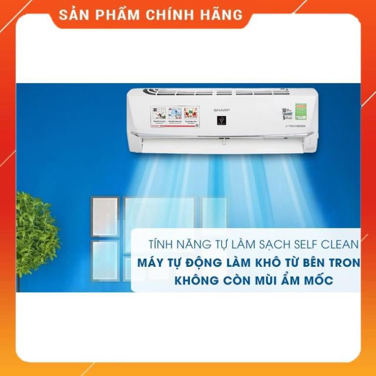 Điều hoà Sharp J-Tech Inverter, Có Plasmacluster ion, Kết nối SmartPhone AH-XP10WHW, AH-XP13WHW BM