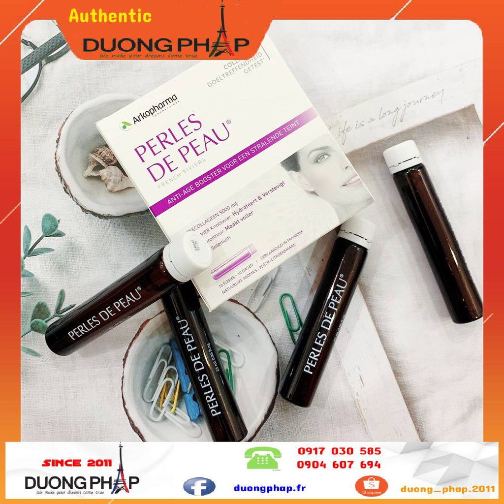 Nước uống đẹp da Perles 10 ống