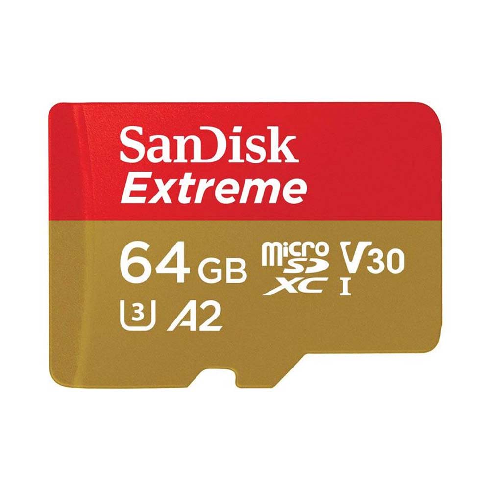 Thẻ Nhớ MicroSDXC SanDisk Extreme V30 A2 64GB 170MB/s SDSQXAH-064G-GN6MN | BigBuy360 - bigbuy360.vn