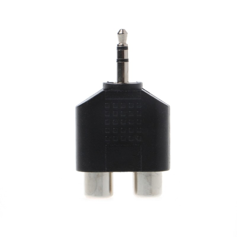 Đầu Chia 2 Cổng Rca 3.5mm Mạ Vàng