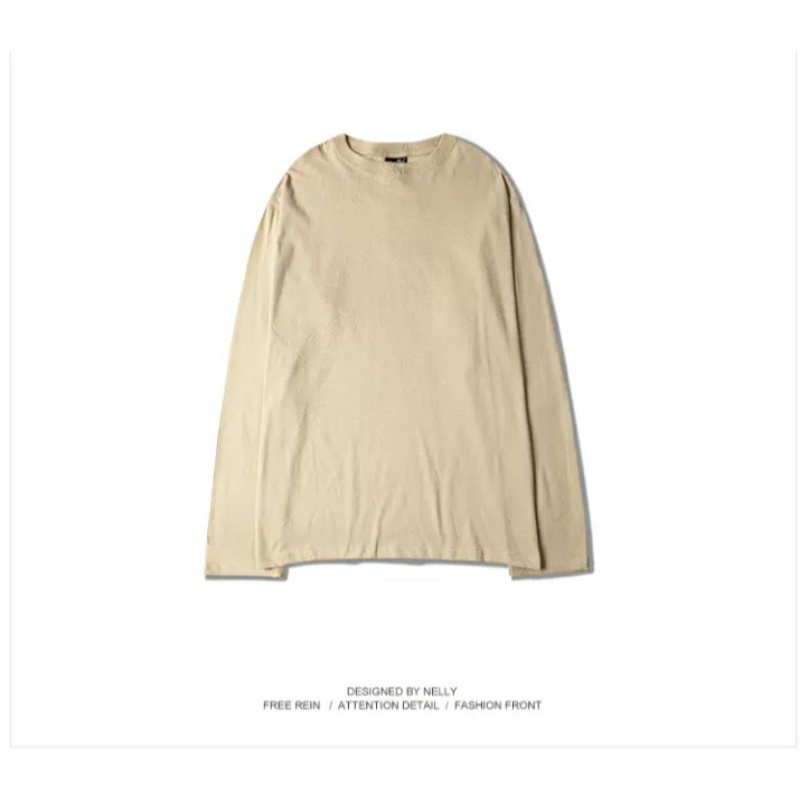 Áo phông Nelly trơn tay dài HEYBIG 🎏