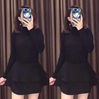 Áo thun tay dài cổ lọ, áo thun cổ lọ dáng chuẩn đẹp -RUBY CLOTHING A14