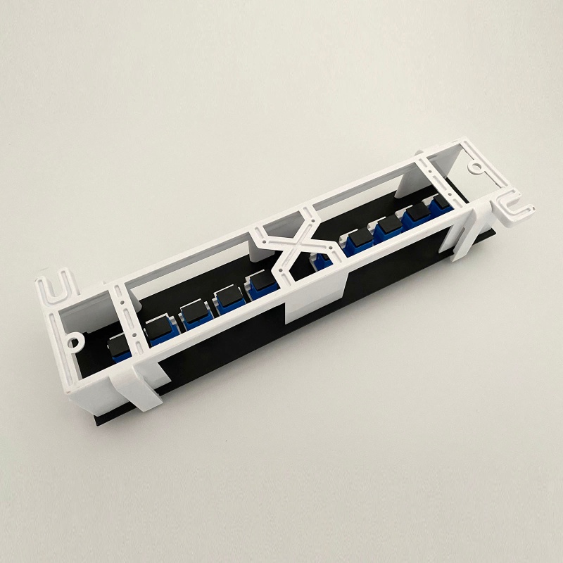 Bảng Điều Khiển SC Quang Học 10 Cổng RJ45 10G Bằng Nhựa Cho T568A and T568B