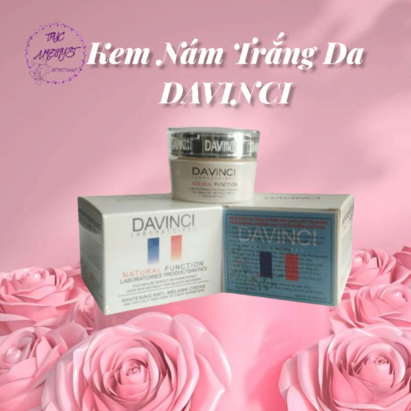 KEM NGỪA NÁM TRẮNG DA DAVINCI