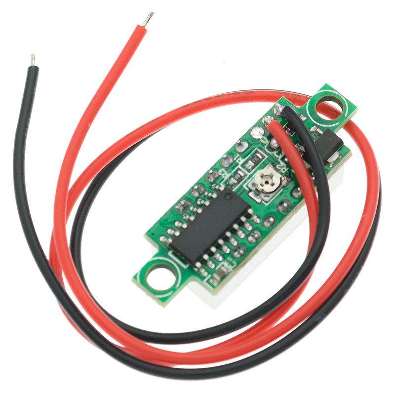 Vôn Kế Kỹ Thuật Số Mini 0.28 Inch 2.5V-40V 5V 9V 12V 24V