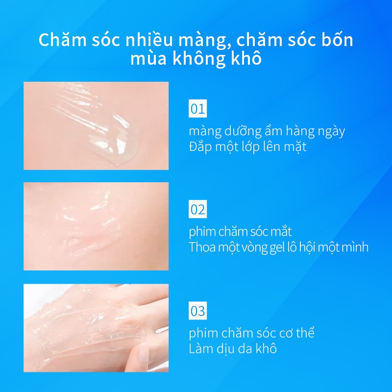 Gel lô hội WIS làm sạch sâu cải thiện da sau đi nắng dưỡng ẩm giảm mẩn đỏ và vết mụn dành cho mọi loại da 300g