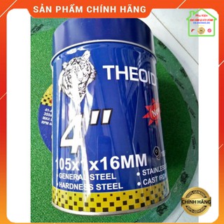 Đá Cắt Sắt, Cắt Inox TIGER 100 Hàng Loại 1 Chính Hãng (105x1.2x16mm)