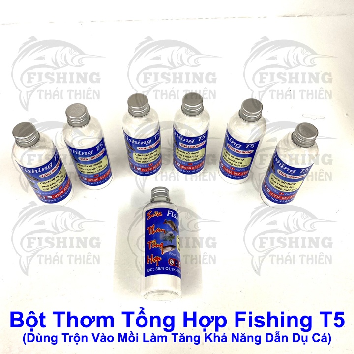 Mồi Câu Cá, Sữa Thơm Tổng Hợp Fising T5 Tăng Độ Thơm Và Hấp Dẫn Cá Cắn Câu