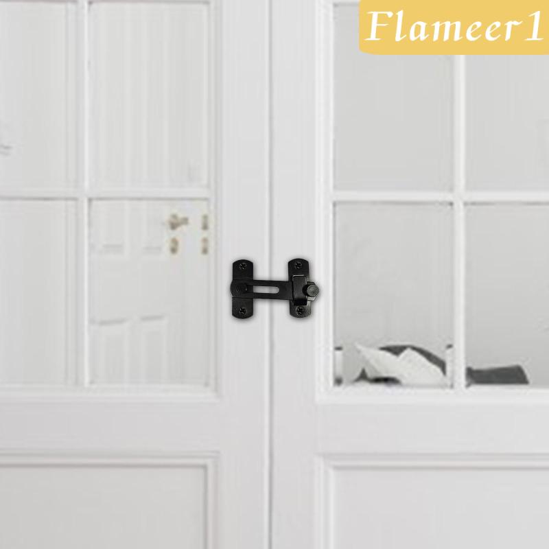 [Flameameer1] Chốt Then Chốt Cửa Phòng Ngủ Gia Đình Màu Đen