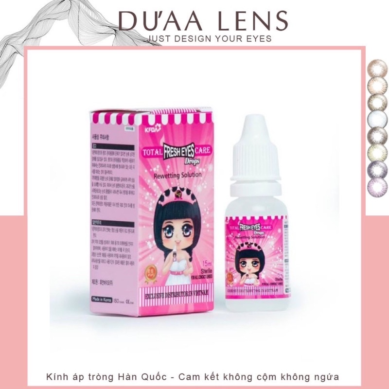 NHỎ MẮT CHUYÊN DỤNG DÀNH CHO ĐEO LENS - KÍNH ÁP TRÒNG - GIÃN TRÒNG CHÍNH HÃNG