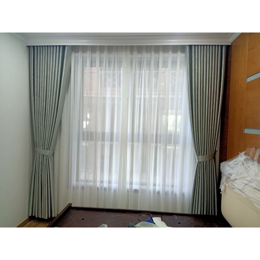 Bộ màn rèm cắt thông số đặt may chiều riêng rộng và cao theo mong muốn khách hàng