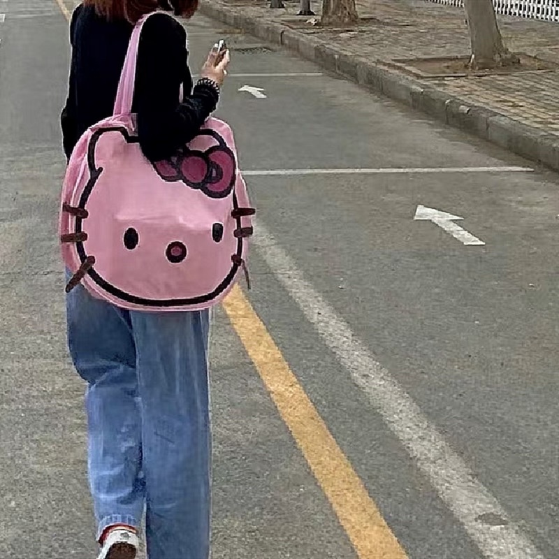 Túi Đeo Vai Bigsize Mèo Hello Kitty Đáng Yêu 3 Màu