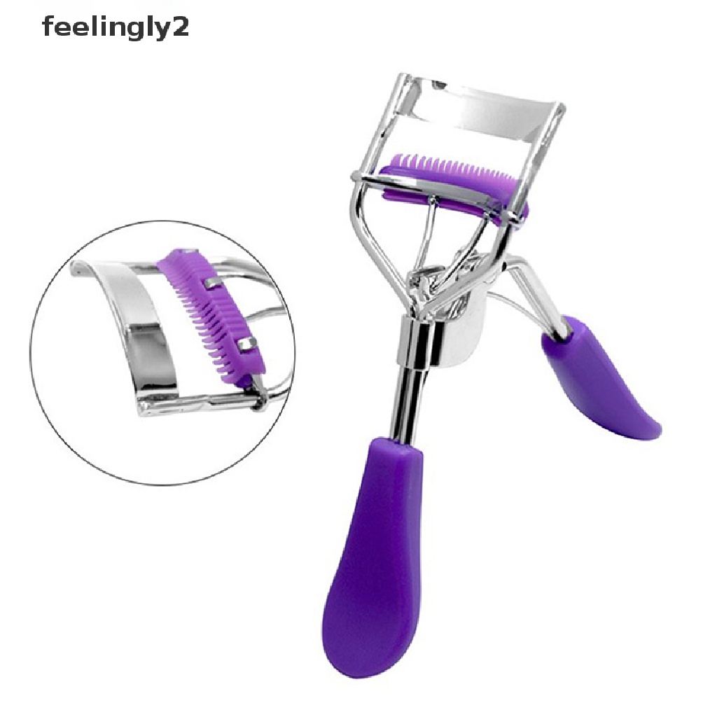 [Hàng mới về] Dụng cụ bấm cong mi tích hợp lược tích hợp