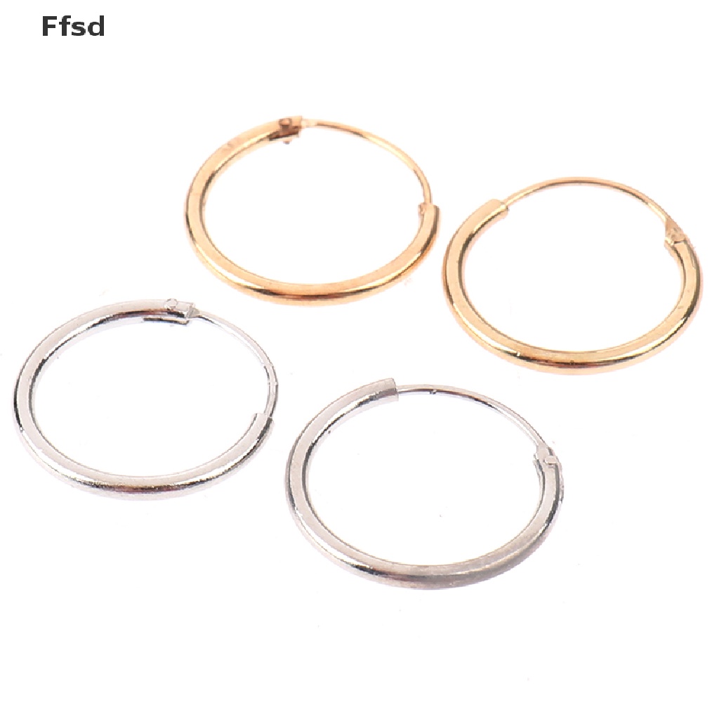 Set 3 Đôi Bông Tai Hình Tròn Nhỏ Đơn Giản Thời Trang Cho Nữ * Nóng