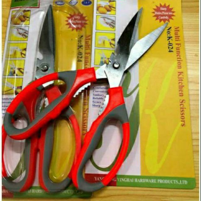 Kéo cắt xương đa năng K-024, kéo làm bếp Chuyên Nghiệp Sạch Sẽ Không Han Rỉ