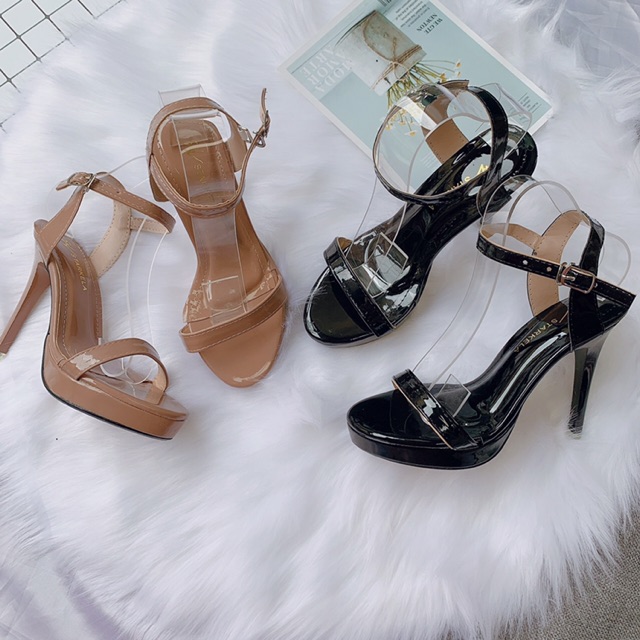 Bán sỉ Giày sandal cao gót 12 phân gót nhọn quai mảnh siêu hot