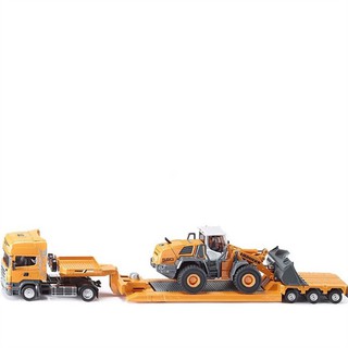 Mô hình xe Siku - Xe tải chở xe xúc 4 bánh 3933S