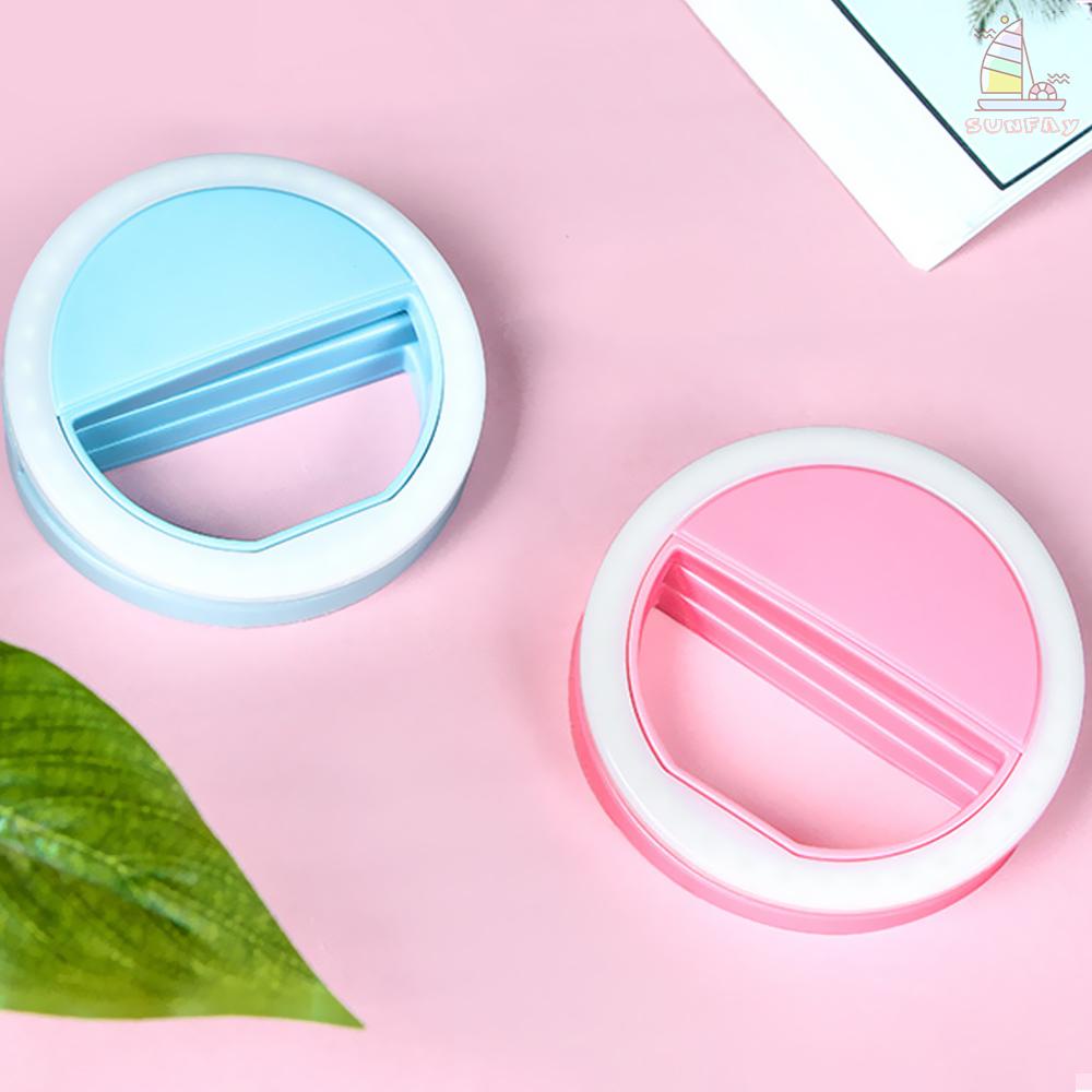 Đèn Led Tròn Kẹp Điện Thoại Hỗ Trợ Chụp Ảnh Selfie | BigBuy360 - bigbuy360.vn