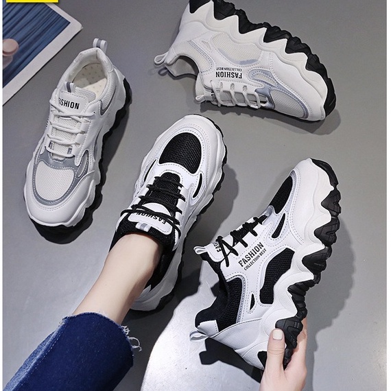 Giày Thể Thao Đế Dày Tăng Chiều Cao Thoáng Khí Phong Cách Hàn Quốc 2022 Thời Trang Mùa Hè Cho Nữ TYT105
