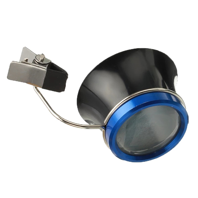 Clip-On Eyeglass Magnifier Loupes Magnifying Lens Repair Tool Random Blue / Red