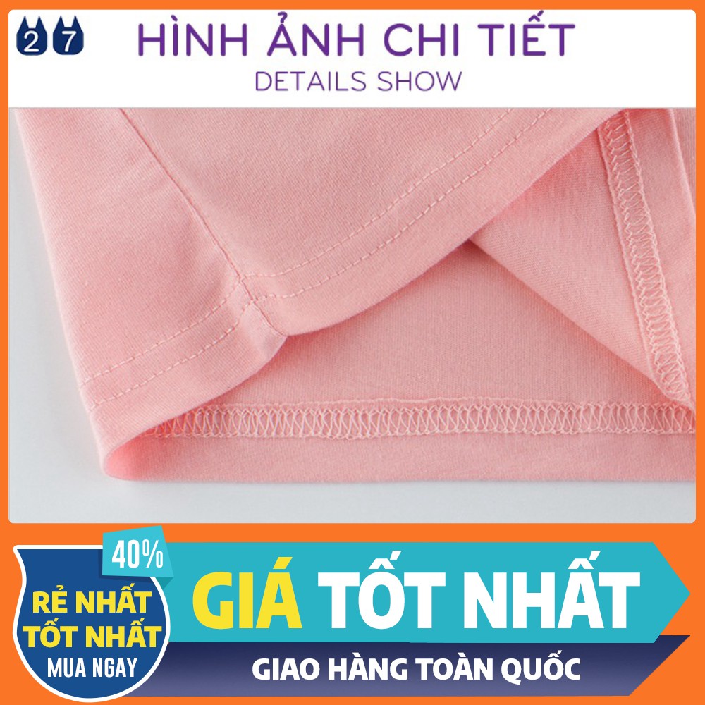 Áo thun bé gái 27HOME áo thun cho bé in hình vui nhộn