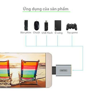 Đầu USB Type-C Sang USB 3.0 OTG Unitek Y-A025CGY