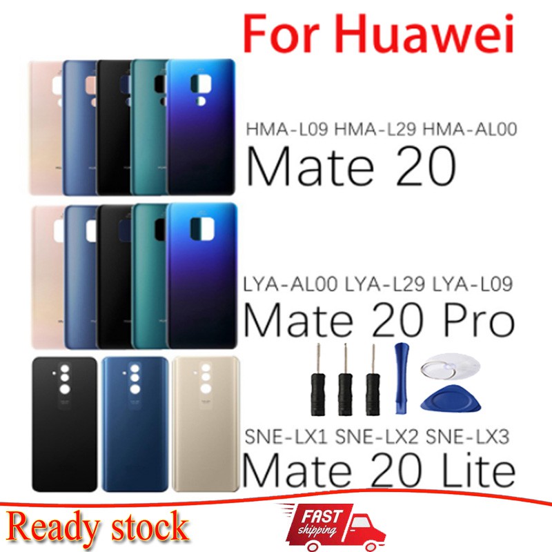 Nắp pin phía sau dành cho Huawei Mate 20 Mate 20 Pro 20 Lite