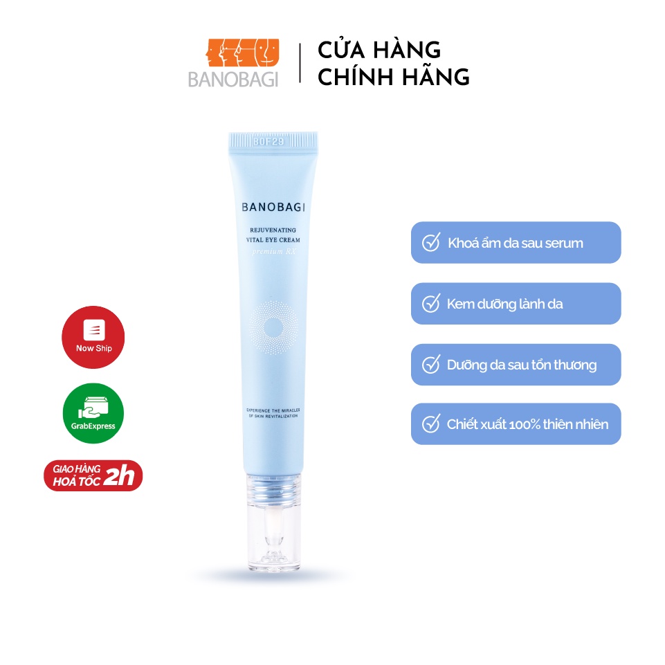 Kem Dưỡng Trẻ Hóa Vùng Mắt BANOBAGI Rejuvenating Vital Eye Cream 15ml