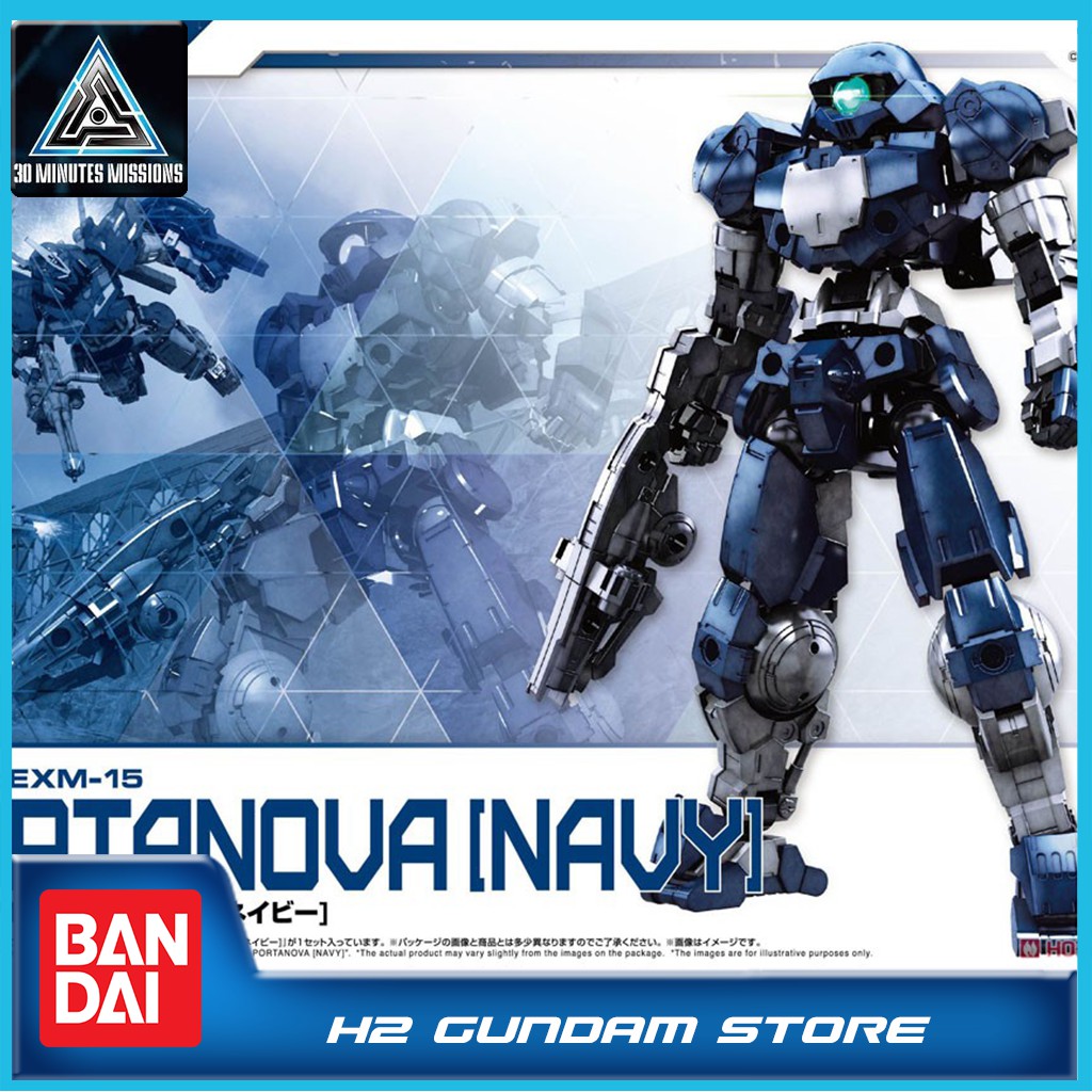 Mô hình Bandai 30MM bEXM-15 PORTANOVA [NAVY] (30 Minutes Missions)