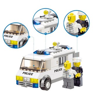 Đồ chơi lego city cảnh sát, xe cứu hỏa, đồ chơi xếp hình trí tuệ nhiều chi tiết, chất liệu nhựa ABS an toàn cho bé