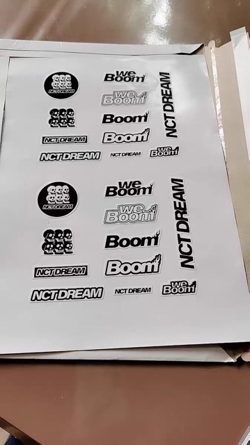 Sticker NCT DREAM We boom