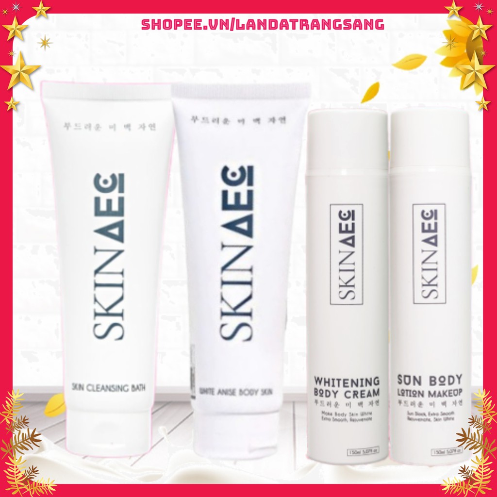 SKIN AEC -Bộ Dưỡng Trắng Da Chuyên Sâu