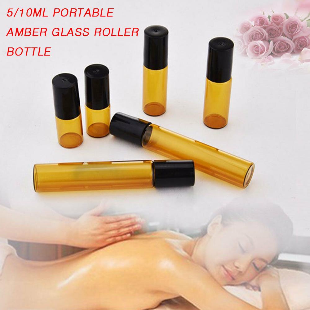 Chai Thủy Tinh Rỗng 5 / 10ml Dùng Chiết Mỹ Phẩm Tiện Dụng Khi Đi Du Lịch