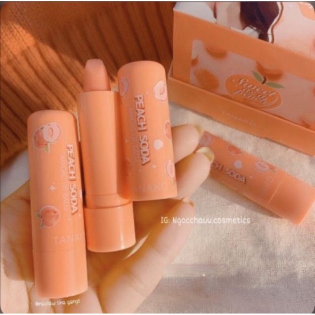 ( Chính hãng) Son dưỡng môi hồng mùi đào kiss beauty | BigBuy360 - bigbuy360.vn