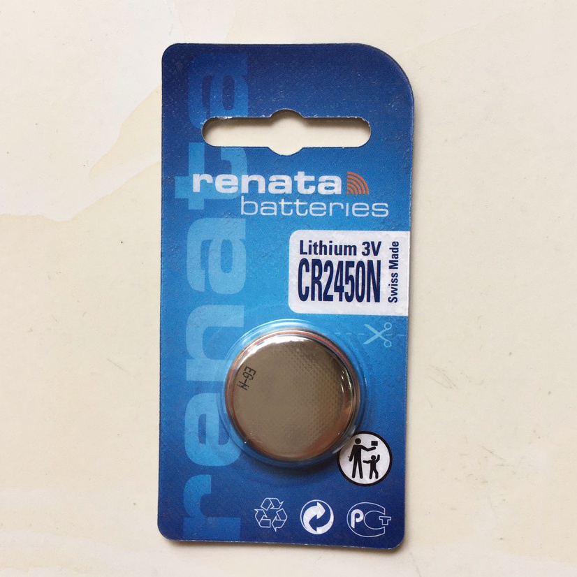 Pin CR2450 CR2450N Renata 3V Lithium batteries vỉ 1 viên chính hãng